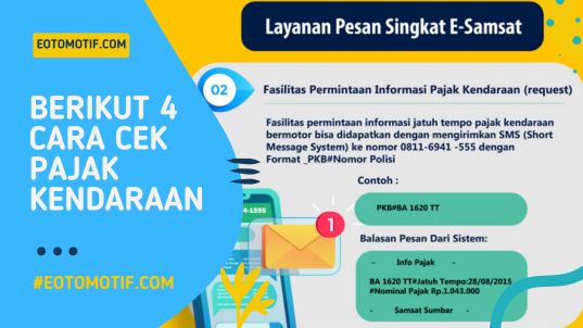 Cara Cek Pajak Kendaraan